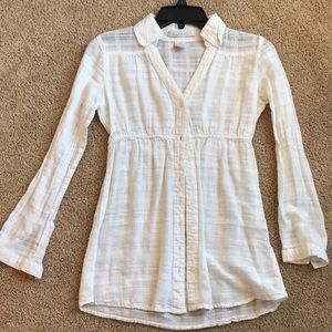 Charlotte Russe white button up shirt